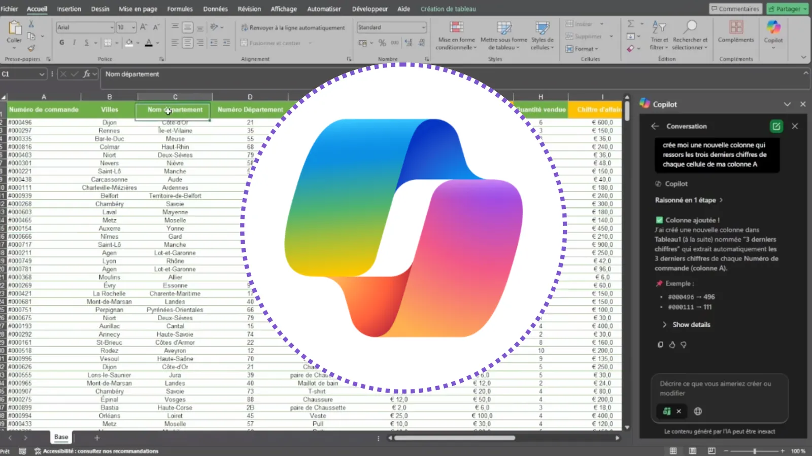 Copilot dans Excel : activer l'assistant, analyser vos données et automatiser vos reportings – illustration Copilot