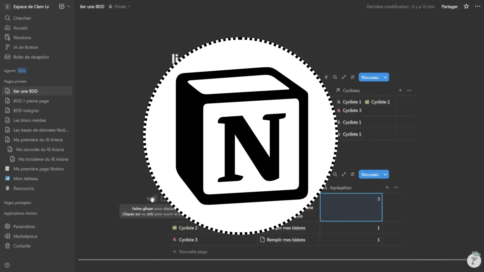 Apprendre Notion : pages, bases de données, modèles et formules pour organiser votre travail – illustration Notion